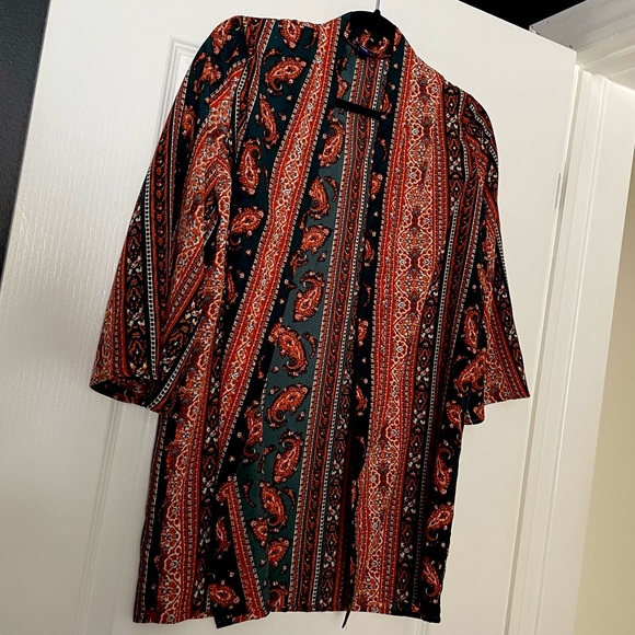 UK2LA Boho 3/4 Sleeve Coverup/Kimono - Picture 2 of 5